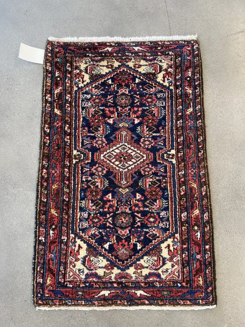 A hand-knotted Persian rug cleaned for a Nampa customer at our Boise facility